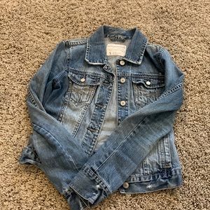 Aeropostale blue jean jacket womens size small